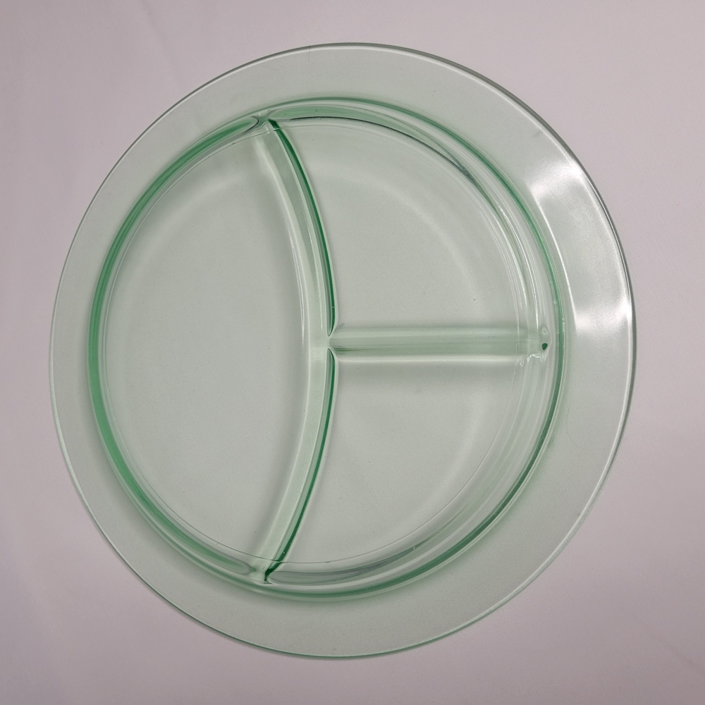 Glass Divided Serving Platter